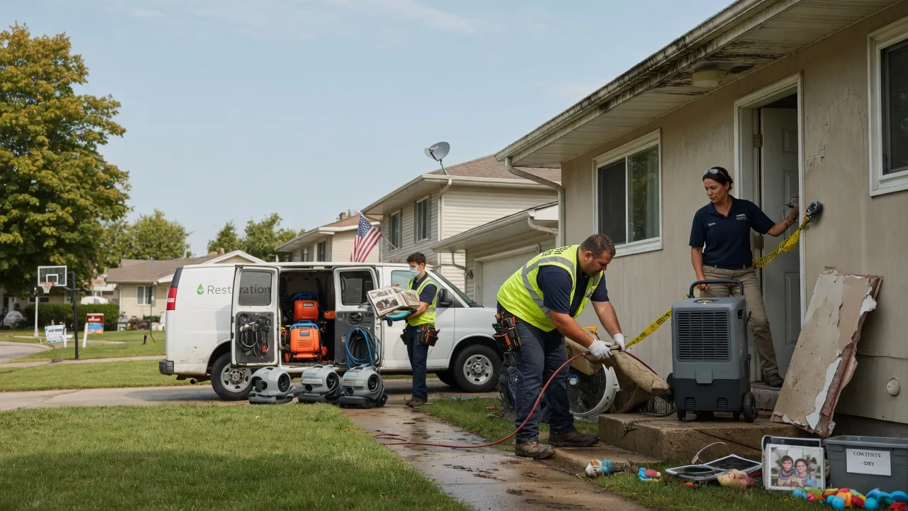 Water Damage Restoration in Blue Mounds, WI near me